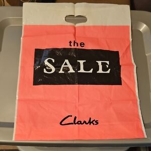 Clarks Coral-Pink Vintage Shopping Bag